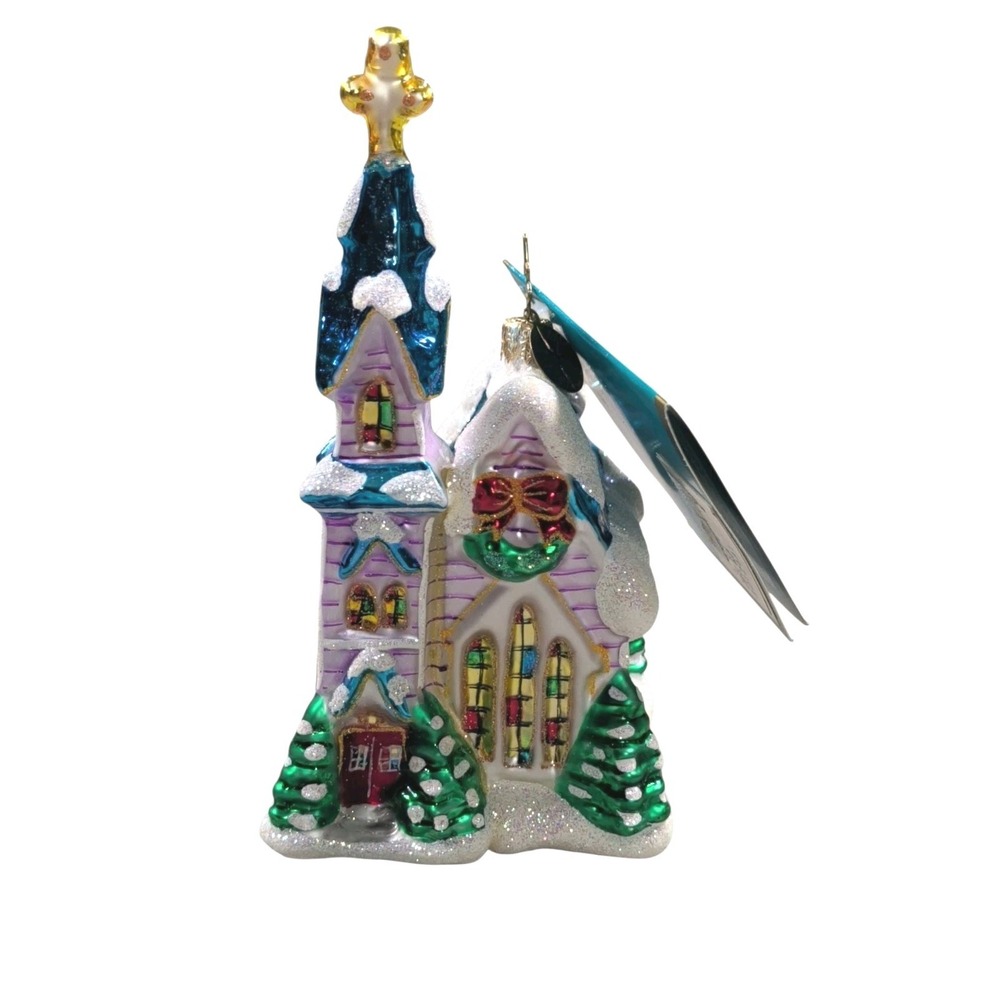 Christopher Radko Chapel Glow Church Ornament Retired 1012431 2005 Vintage NIB